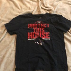 Under Armor heatgear football tee shirt